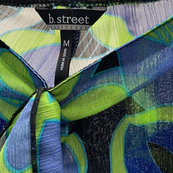 B. Street Colorful Spaghetti Strap With High Low Hem - Picture 13 of 14